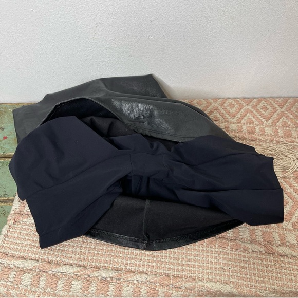 COMMANDO Black Faux Leather Pencil Midi Skirt Size L Lined Revolve - Picture 15 of 16